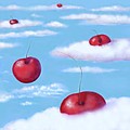 Falling Cherries thru Clouds